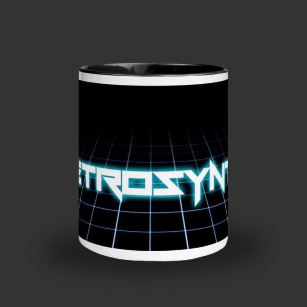 RetroSynth Tron Grid Mug