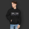 RetroSynth Metallic Logo Unisex fleece hoodie - Image 2