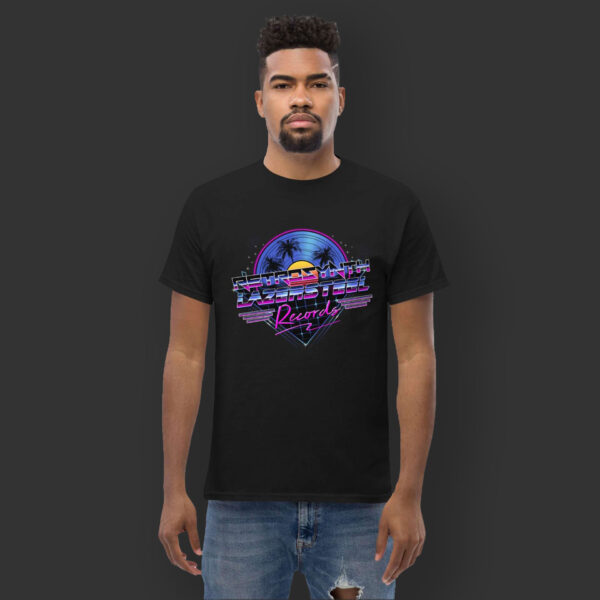 RetroSynth Lazersteel Records Men's Classic Tee