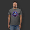 RetroSynth Lazersteel Records Men's Classic Tee - Image 5