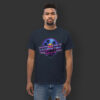 RetroSynth Lazersteel Records Men's Classic Tee - Image 3