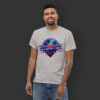 RetroSynth Lazersteel Records Men's Classic Tee - Image 8