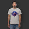 RetroSynth Lazersteel Records Men's Classic Tee - Image 7